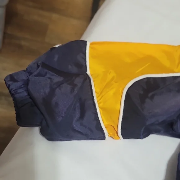 COPY - NFL Chargers Navy and Yellow Hooded Baby Snowsuit.  3/6 Months - Picture 12 of 13